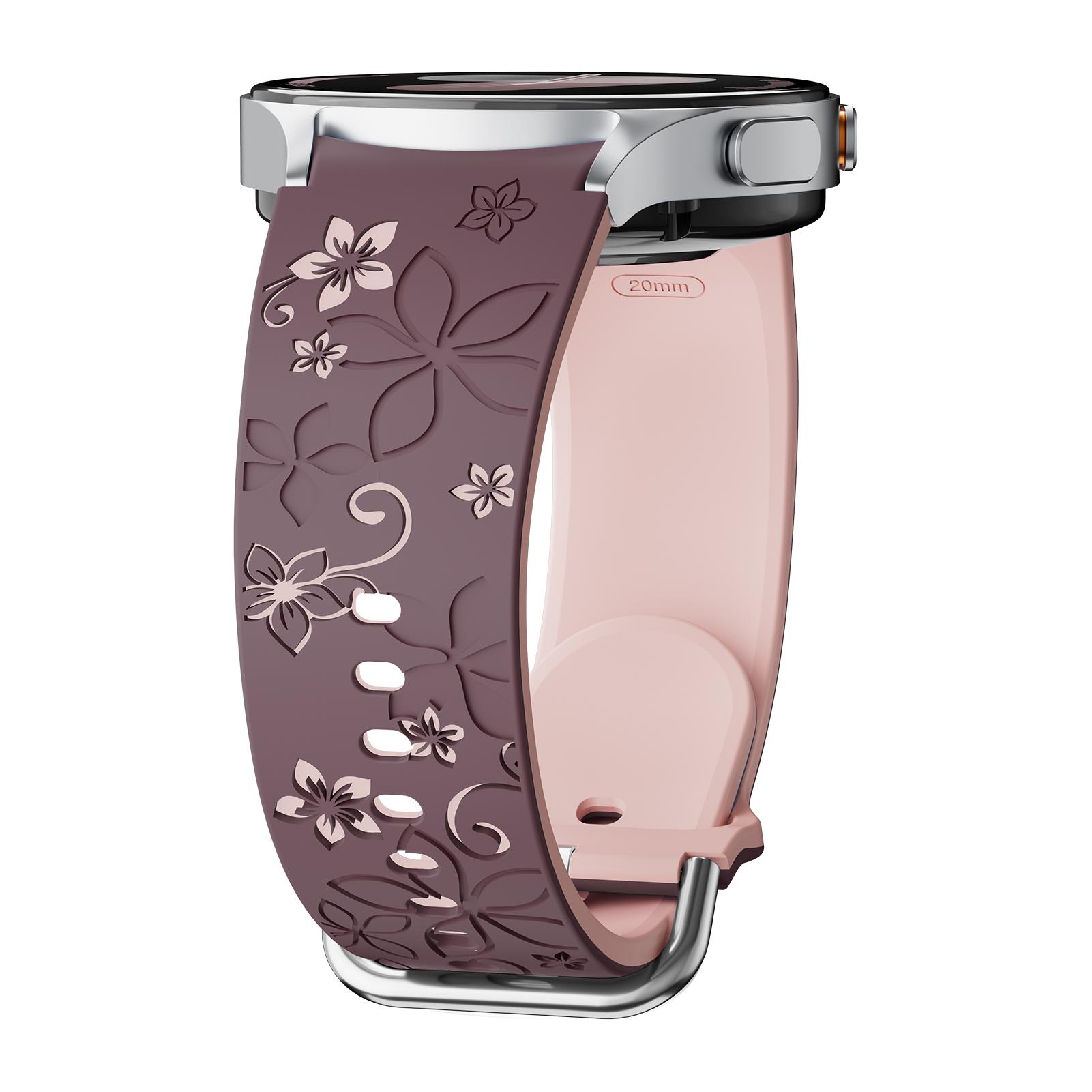 Sportarmband für Samsung Galaxy Watch 7 6 5 4 44 mm 40 mm Watch FE 40 mm 6 Classic 43 mm 47 mm 4 Classic 46 mm 42 mm Silikonband für Samsung Galaxy Watch 5 galaxy watch 6 5 4 fe rauch