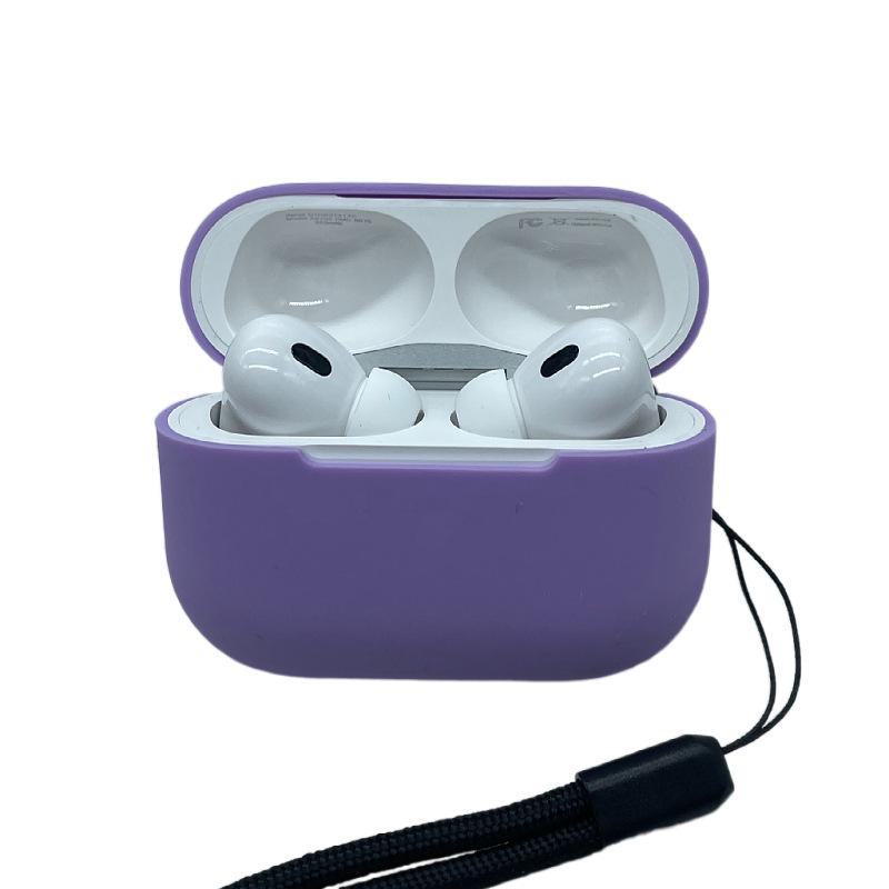 Silikon-Schutzhülle für 2022 Apple AirPods Pro 2 Airpods pro2 licht lila