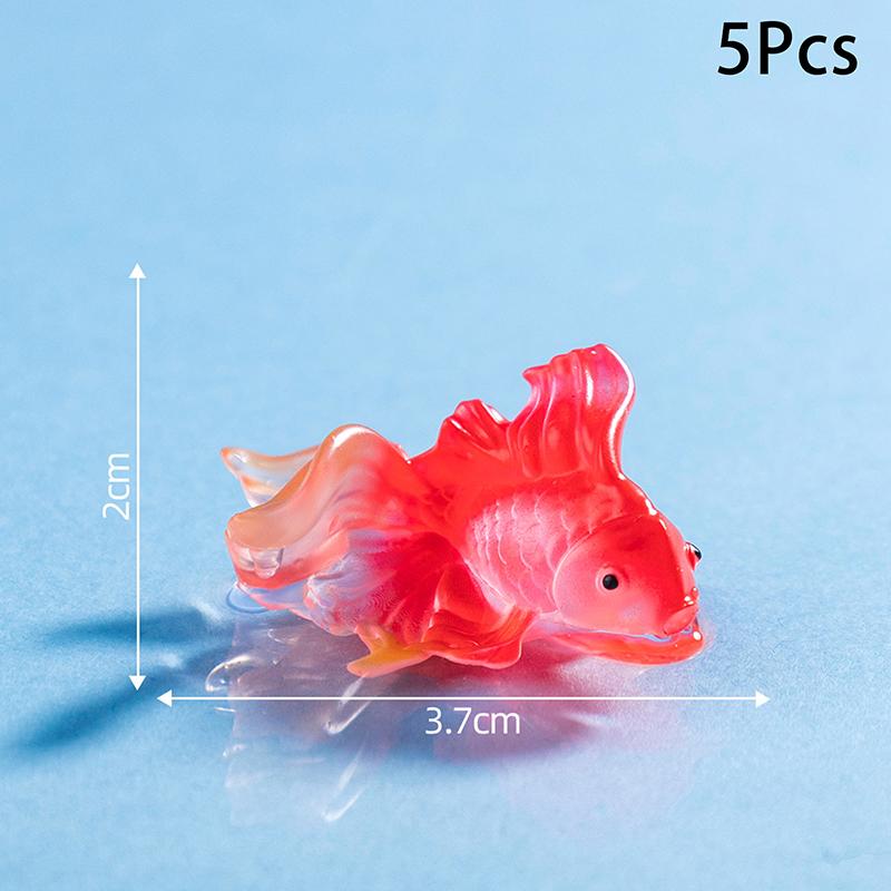 5Pcs Aquarium Fisch Dekor Tank Dekoration Künstliche Dekorationen Spielzeug Goldfisch Aquarium Aquarium Dekoration Zubehör Geschenke A1