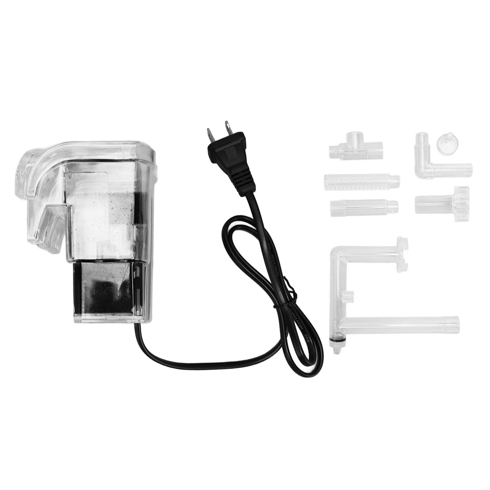 Aquariumfilter Wandmontiert Leise Schildkrötenbecken Wasserfilter für Aquarium Wassertank