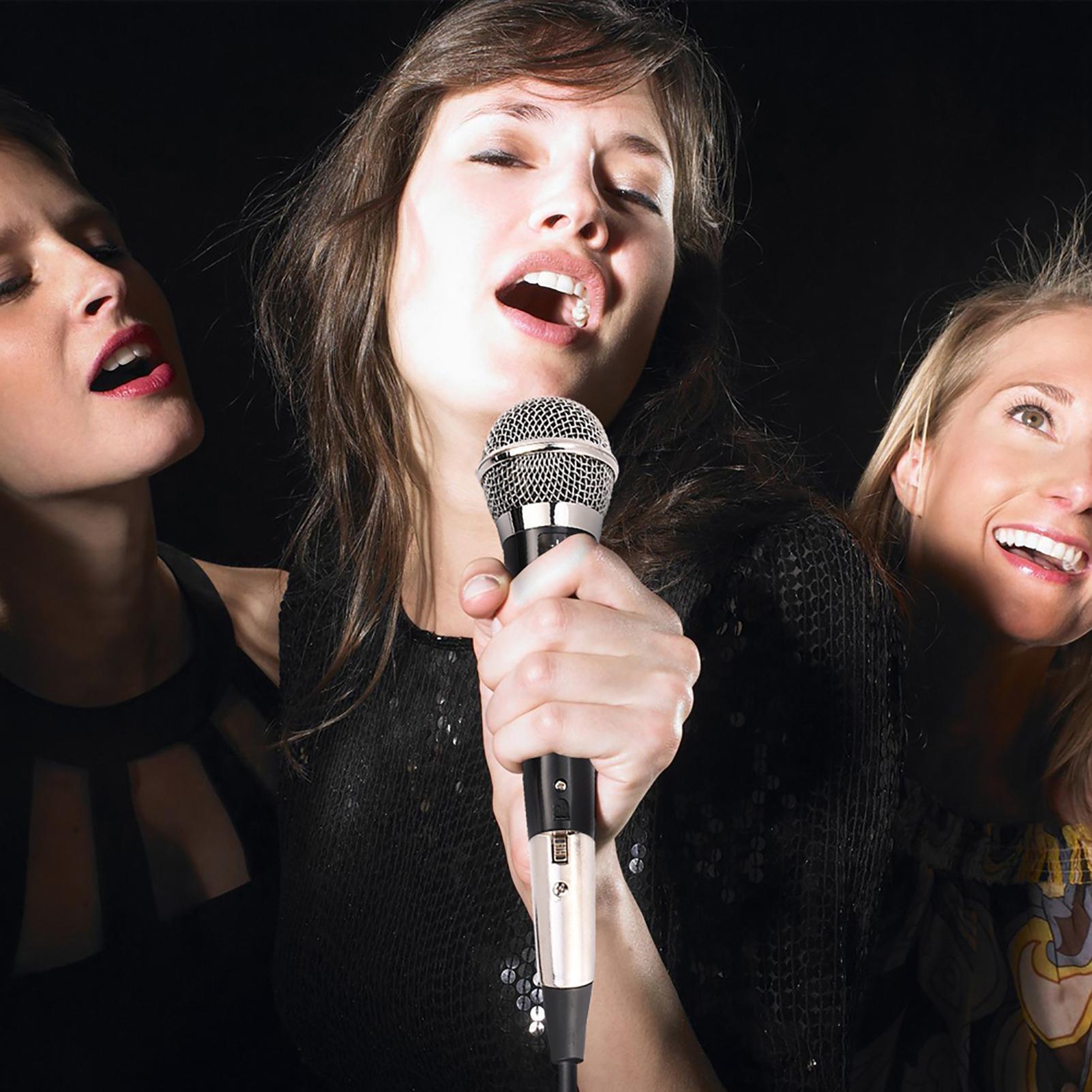 Handheld Professionelles Kabel-Dynamikmikrofon Klare Stimme für Karaoke Gesang Musikdarbietung