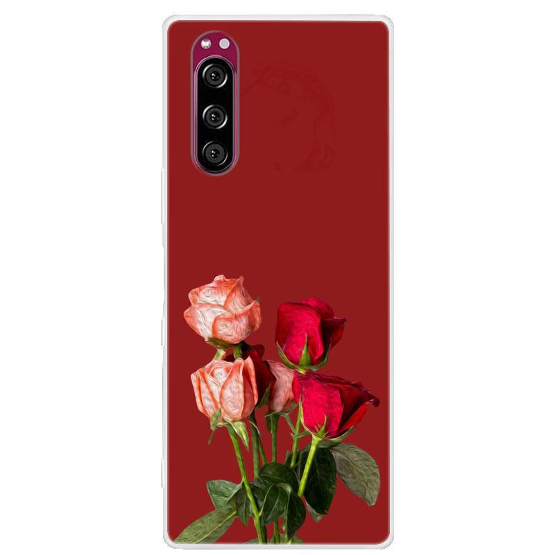 Für Sony Xperia 5 Hülle Xperia5 Bumper Silikon TPU Weiche Handyhülle Für Sony experia 5 J9210 J8210 J8270 6.1  Hüllen Cartoon Xperia 5