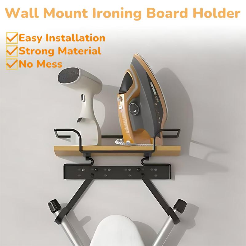 Bügelbretthalter Wandmontage - Waschraum Bügeleisen- und Bügelbretthalter Waschraumdeko Organisation und Aufbewahrung
