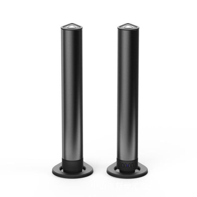 FM-Soundbar-TV Bluetooth-Lautsprecher HDMI/AUX/BT/OPT-Anschlüsse Soundbars mit abnehmbarem 2-in-1-Heimkino Shengba Sound System schwarz