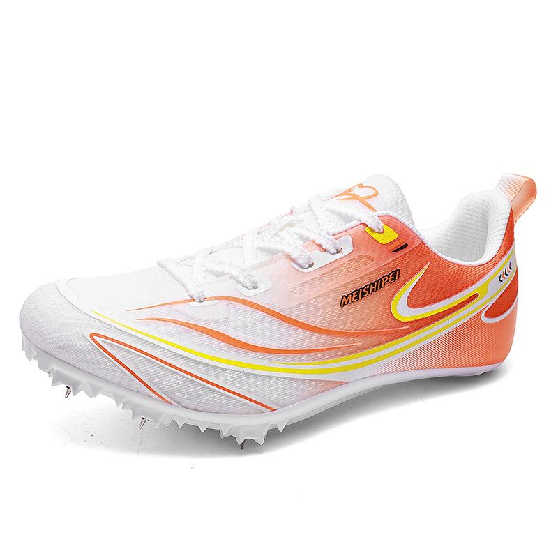 Herren Laufschuhe mit Spikes für Erwachsene Laufschuhe Professionelle Leichtathletik Spikes Schuhe Jungen Schnürung Athletisch Neu 40