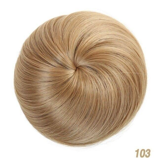 LUPU-Kunsthaarverlängerungen mit Donut-Bun-Roll-Perücken sind in einer Vielzahl von Farben für Frauen erhältlich