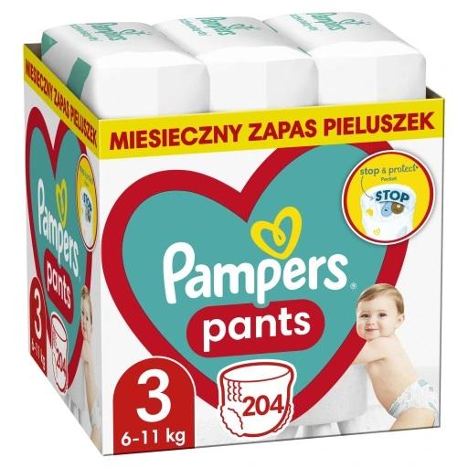 Windelhöschen Pampers Pants R3 204 Stk.