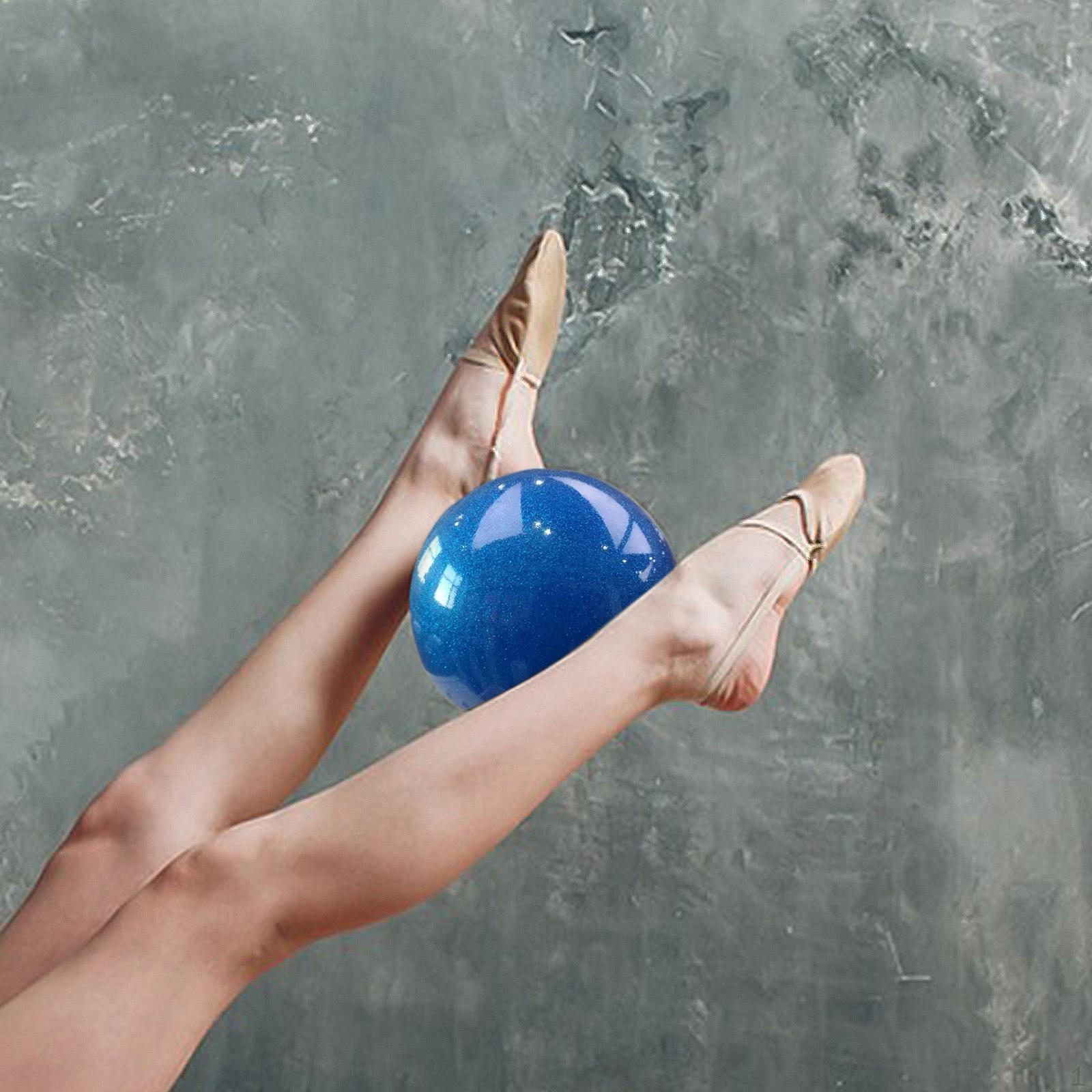 15cm Gymnastikball Rhythmik Gymnastikgerät Professionell Klein für Workout, Tanz, blau