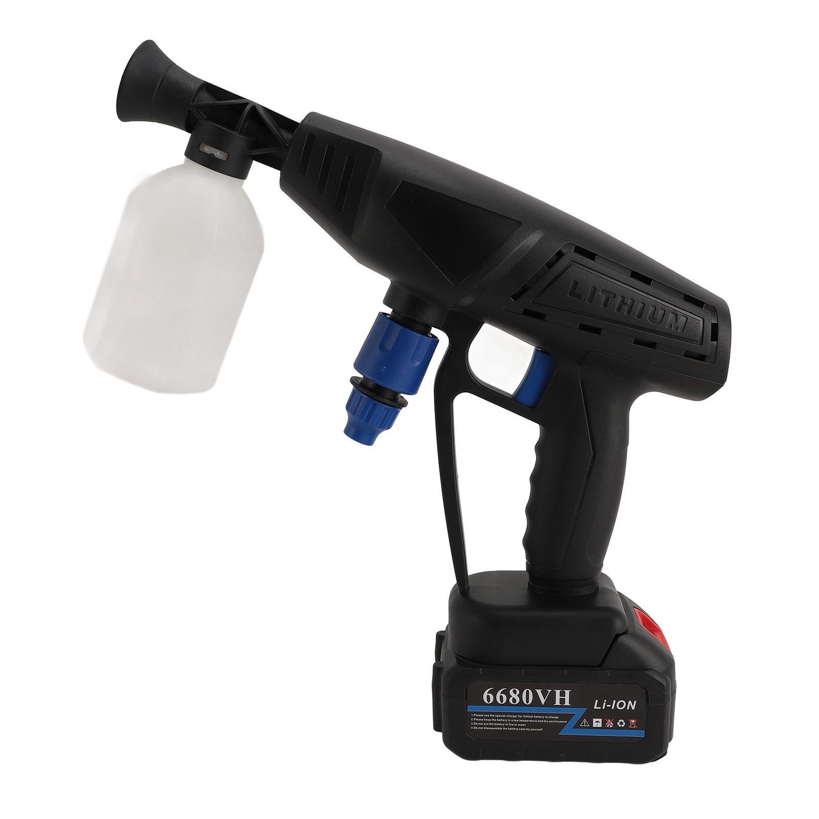 30bar Akku-Hochdruckreiniger Tragbarer Power Cleaner 6000mah Batteriebetriebener Hochdruckreiniger US Plug