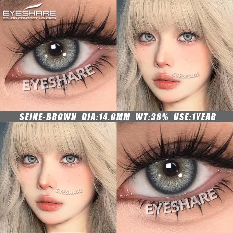 EYESHARE Neue Mode Farbige Kontaktlinsen Schwarze Natürliche Kontaktlinsen Rosa Kaffee Schöne Linsen Braune Kontaktlinsen Graue Linsen 1 Paar