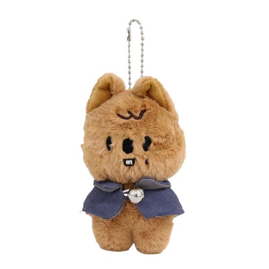 Stray Kids Plüschpuppe 10cm Entzückende Stoff-Schlüsselanhänger-Puppe Funktion Spaß Charakter C