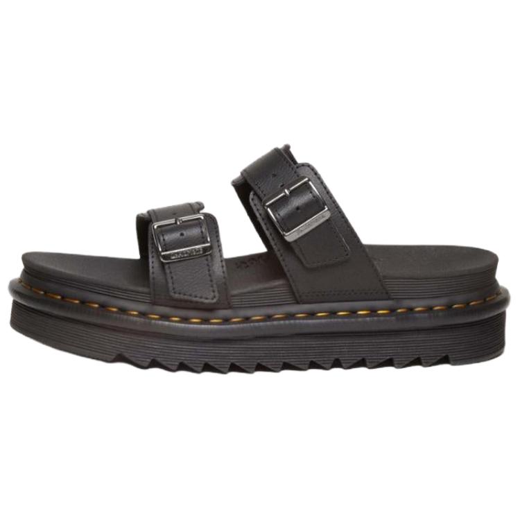 DR. Martens Myles Athena Lässige Mode EVA Abriebfeste Pantoletten Unisex Schuhe Schwarz 31813001 42 gray