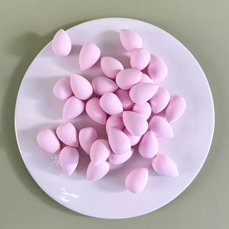 1/5/10Pcs Foundation Make-Up Schwamm Set Cosmetic Puff Creme Concealer Pulver Trocken und Nass Make Up Blender Frauen Make Up Zubehör 1PCS rosa