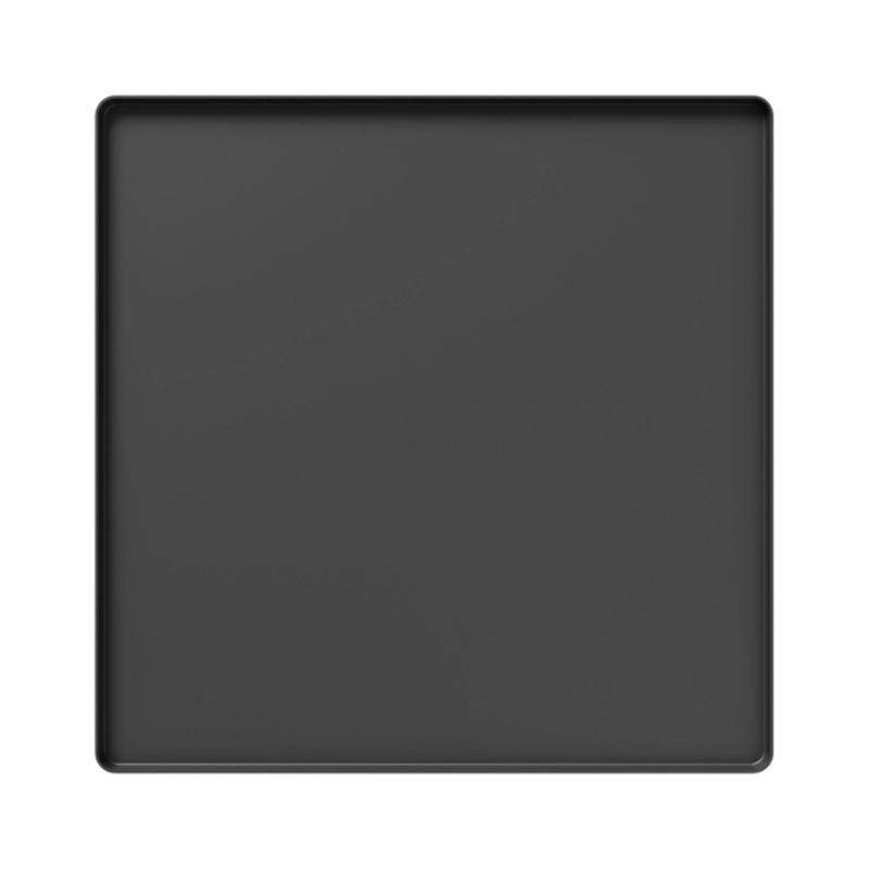 50x50cm Kühlschrank Silikonmatte Rutschfest Tropfschale Erhöhter Rand Zum Schutz von Böden Kühlschrank Silikonmatte Silikon Kühlschrank schwarz