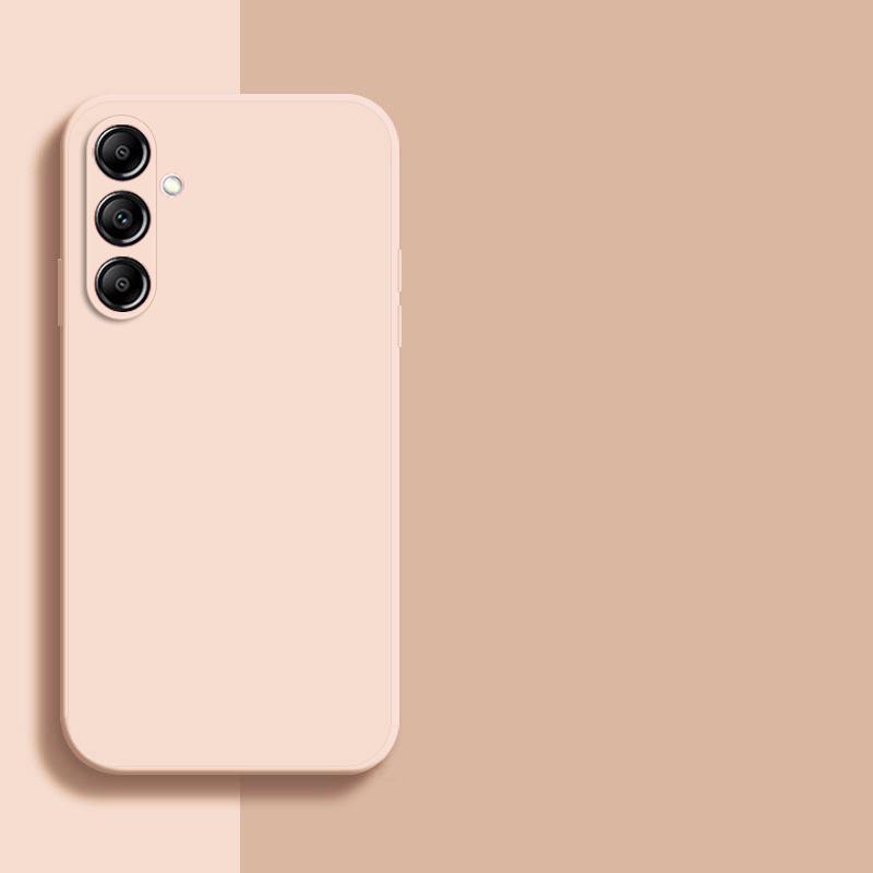 Für Samsung Galaxy A16 Hülle Samsung A16 Hülle Weicher Flüssigsilikon Bumper Schutzhülle Handyhüllen Für Samsung A16 Funda For Samsung A16 rosa