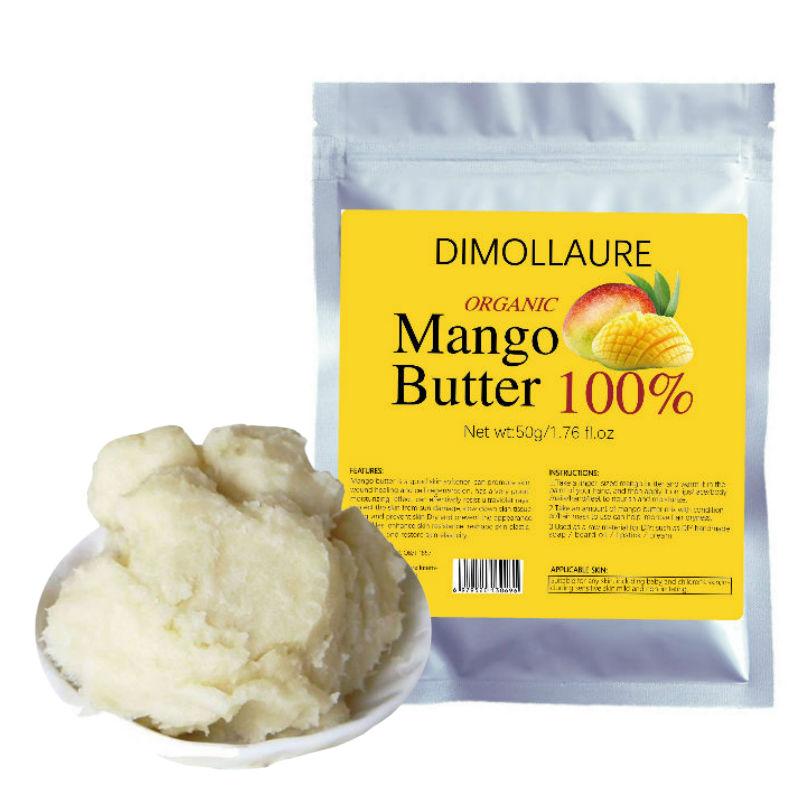50g Bio-Mangobutter Rohhautpflege Gesichtsprodukte Kosmetik Körperöl 50g/bag