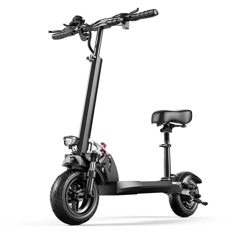2026 Neuer EMOKO HT-HVD-3 Elektroroller 48V 15Ah Akku Roller 48V 800W Faltbarer Elektroroller mit Sitz 800W 48V 15AH schwarz