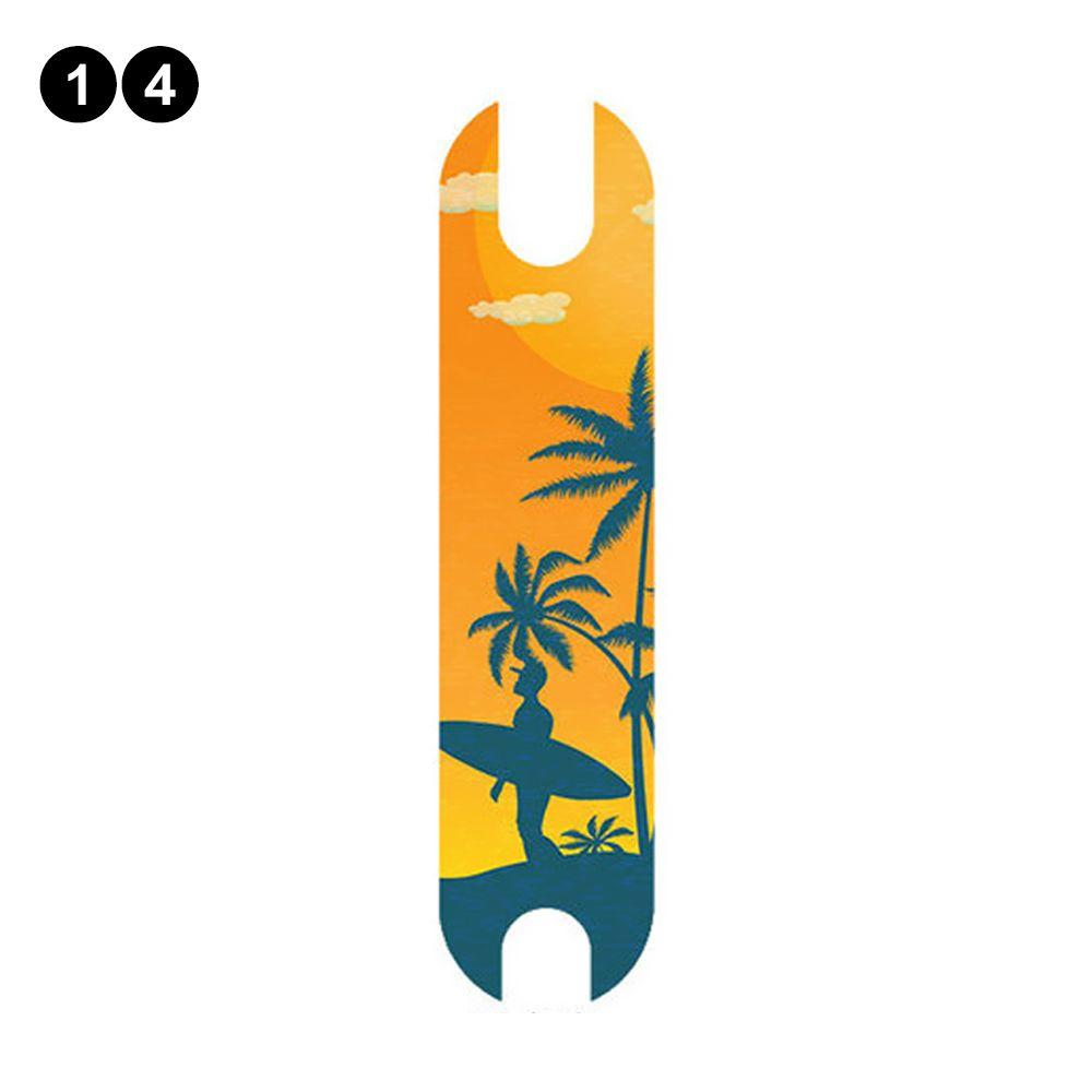 Roller Pedal Pads Elektrische Roller Zubehör Wasserdicht Sonnenschutz Aufkleber Matte Pad Dekoration 14