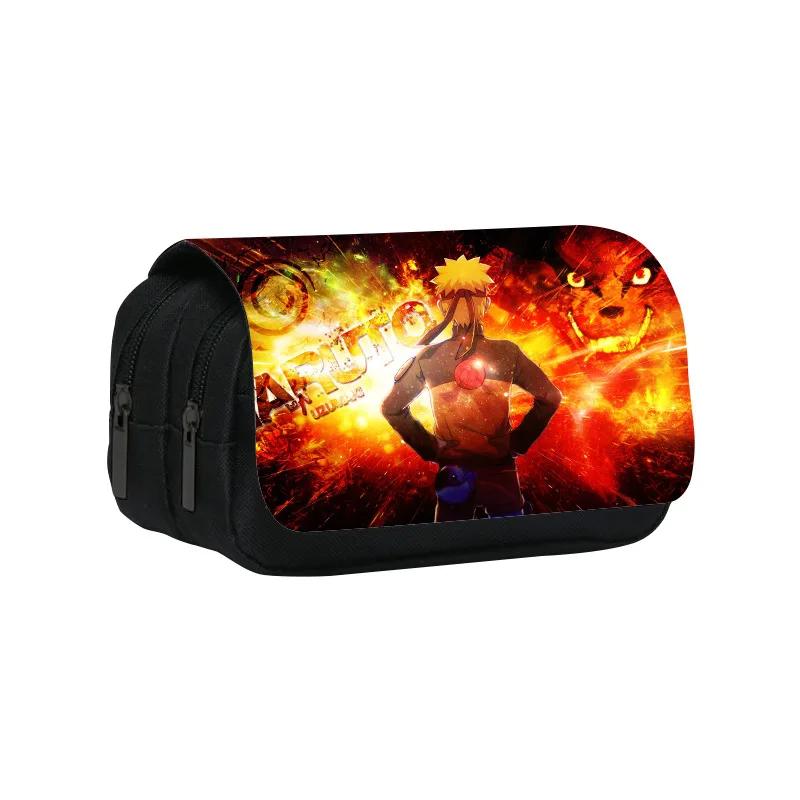 Anime-Figur Federmäppchen Cartoon Uzumaki Uchiha Itachi Großzügige Schreibwarenbox Schultasche Beweglich Gelenkig Maßstab Detaillierte Beweglichkeit