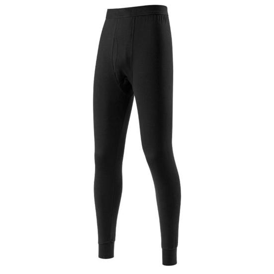 Herren Lange Unterhosen Baumwolle Thermounterwäsche Hosen Herbst Winter Männliche Leggings Nachtwäsche Unterhosen für Basisschicht Unterteile Alltagskleidung L schwarz