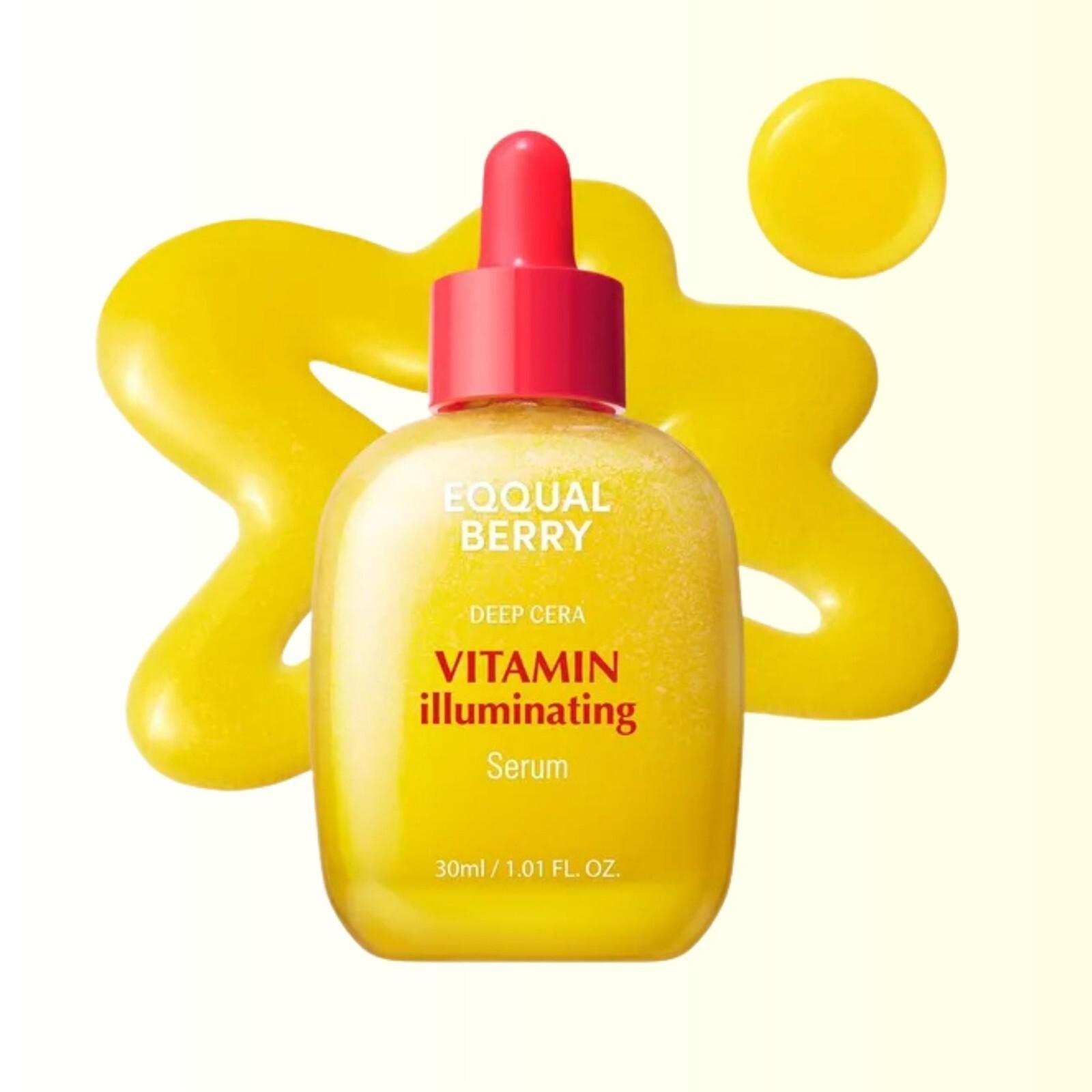 EQQUALBERRY Vitamin Aufhellendes/ Bakuchiol Aufpolsterndes Serum 30ml Vitamin