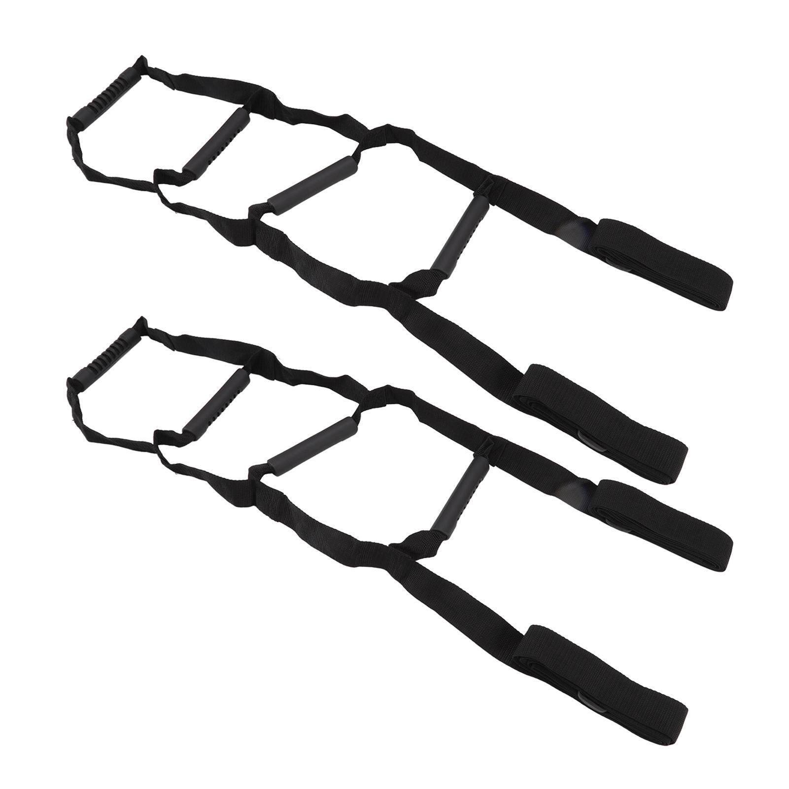 2 STÜCK Bett Aufrichtehilfe Nylon Verstellbar Vier Abschnitte Bett Leiter Unterstützung für ältere Menschen