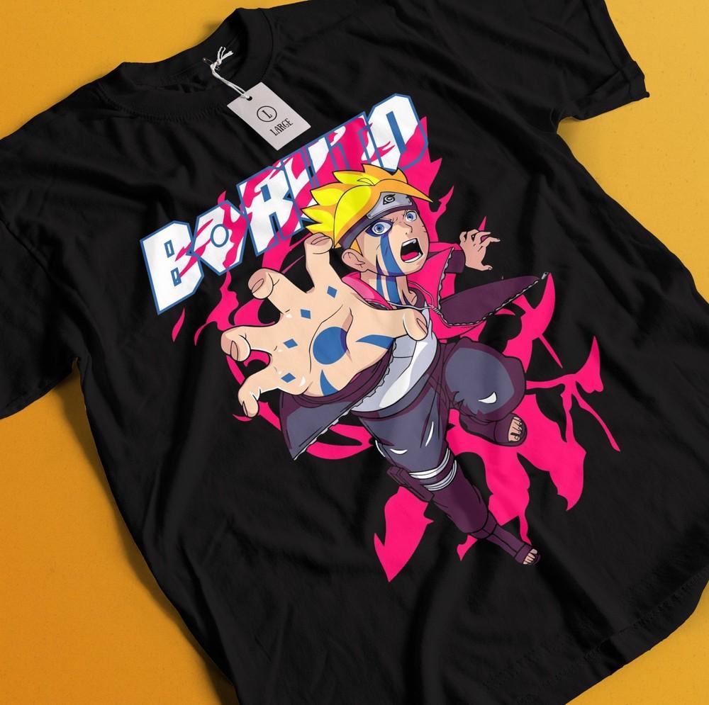 Boruto Uzumaki Shirt Kawaki T-Shirt Naruto T-Shirt Sarada T-Shirt Anko Unisex Oberteil S