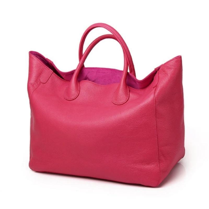 Designer-Handtaschen Hochwertige Damenhandtasche aus echtem Leder mit großer Kapazität Damen-Tragetasche Berühmte Markentaschen für Frauen 2025 Neue Luxus-Handtaschen heißes rosa