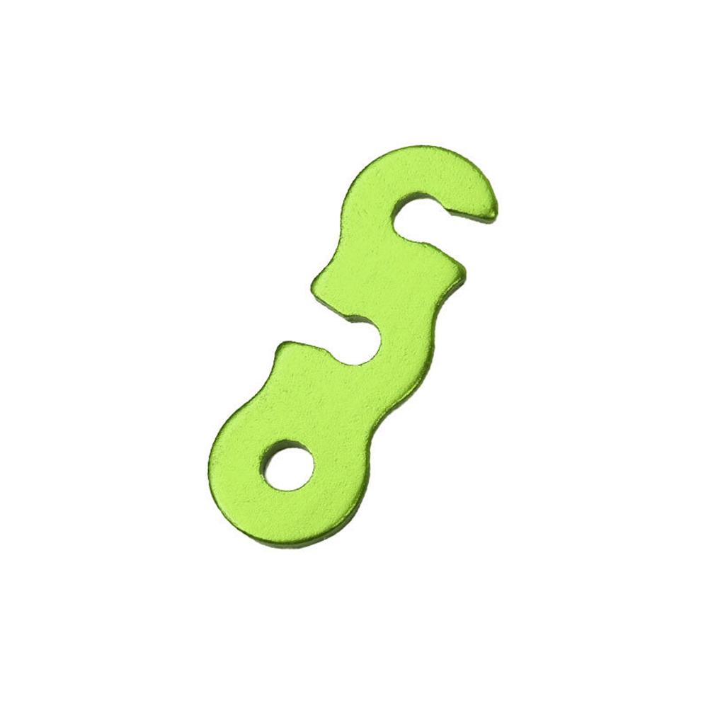 Outdoor-Zelt Wind Seil Schnalle Zelt Pull Seile Schnallen Aluminium Legierung ThreeEye Offene Seil Schnallen grün