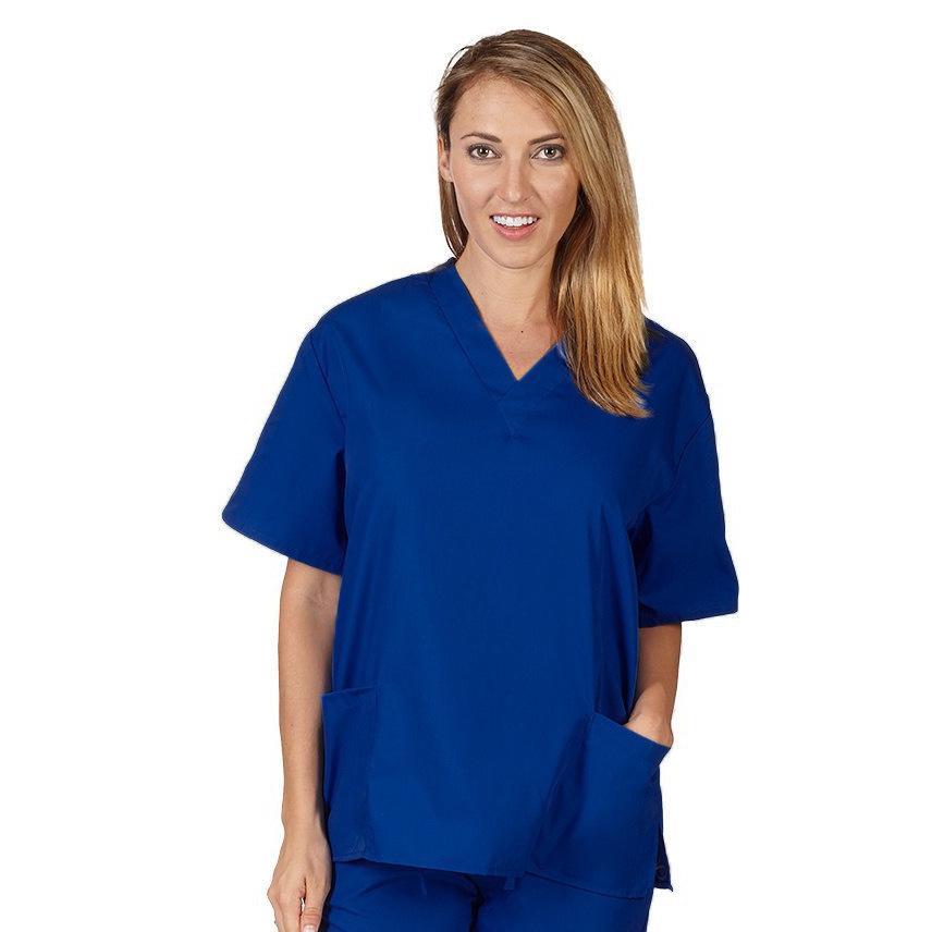 Xia Doctor Unisex Kasack: Bequemes, Atmungsaktives & Schweißabsorbierendes OP-Hemd mit Kurzen Ärmeln M