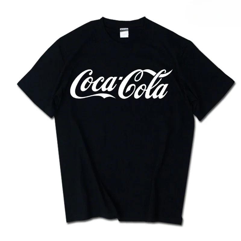 2026 Sommer Neue Trendmarke INS Pepsi Cola Gemeinsames T-Shirt Sprite Coca-Cola Herren und Damen Locker Baumwolle Paare Kurze Ärmel XXL grün