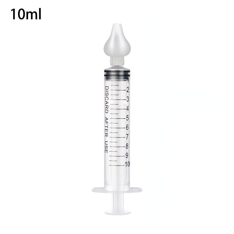 1PC Baby Nase Sauber Nadel Rohr Säugling Baby Pflege Nasensauger Reiniger 10ml Baby Nasenreiniger weiß