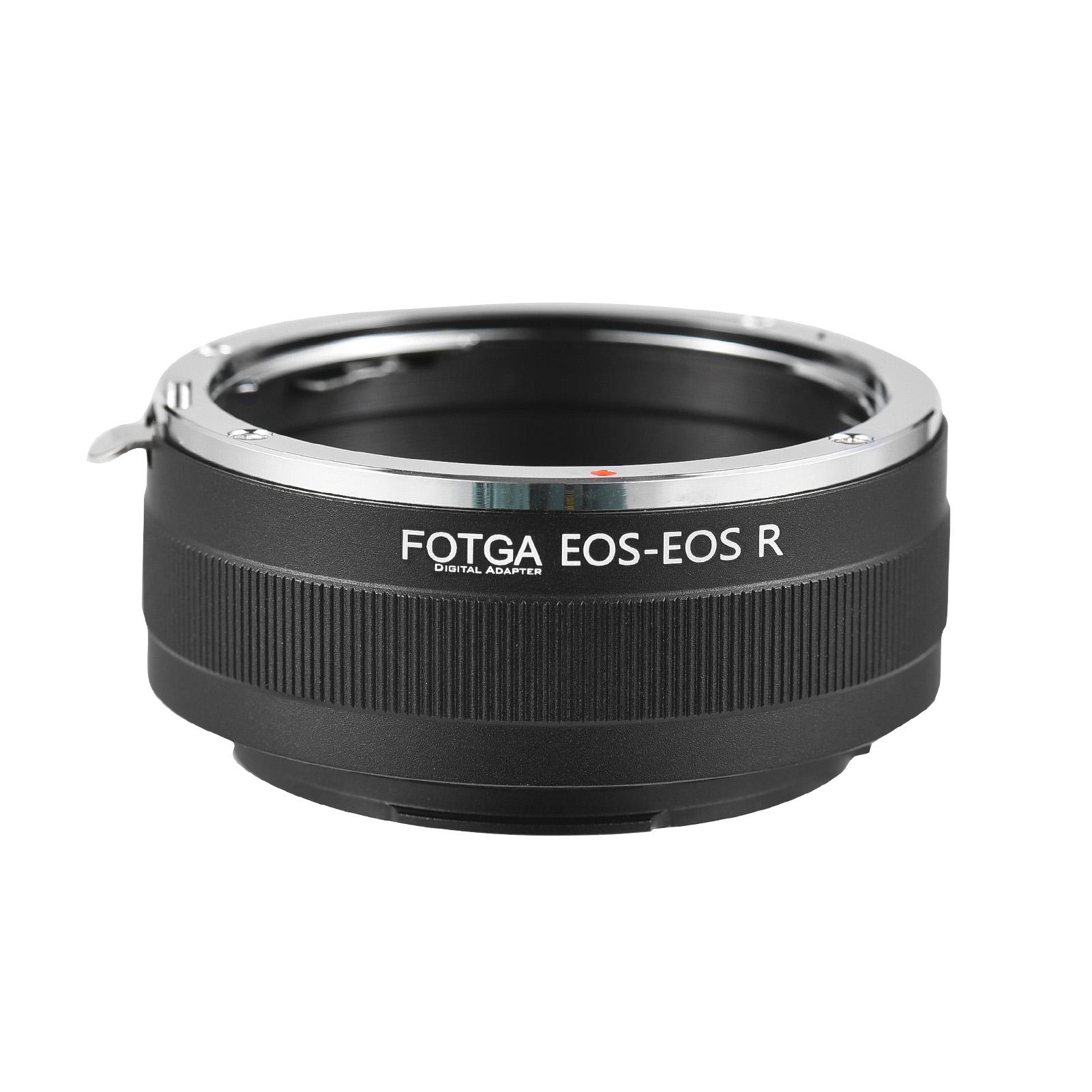 FOTGA Hohe Präzision Manuelle Objektiv Mount Adapter Ring Aluminium Legierung für Canon EF-S Mount Objektiv zu für schwarz