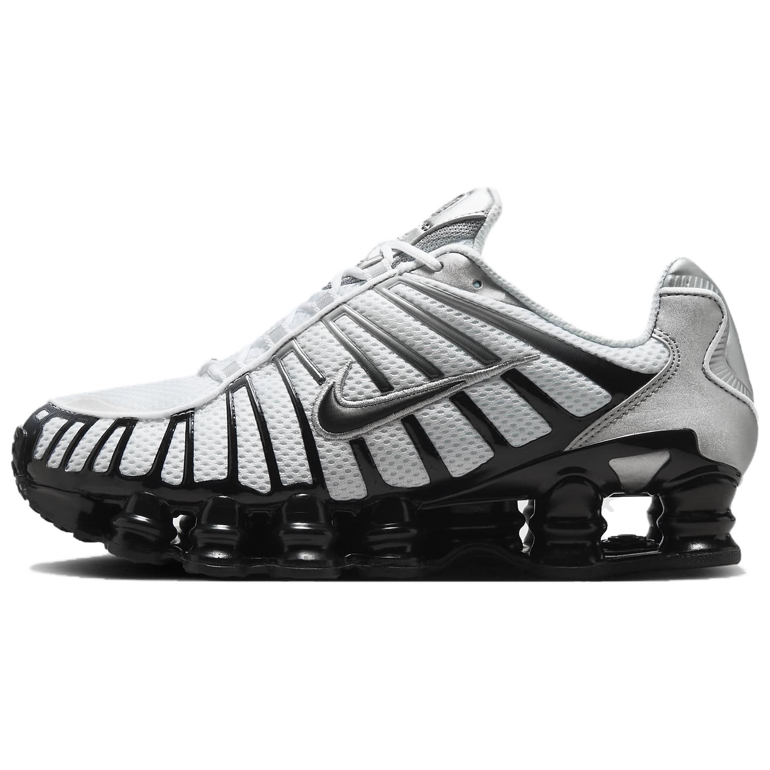 Nike Shox Tl Metallic Silver Wolf Grey Sneaker HQ4049-001 41 silber
