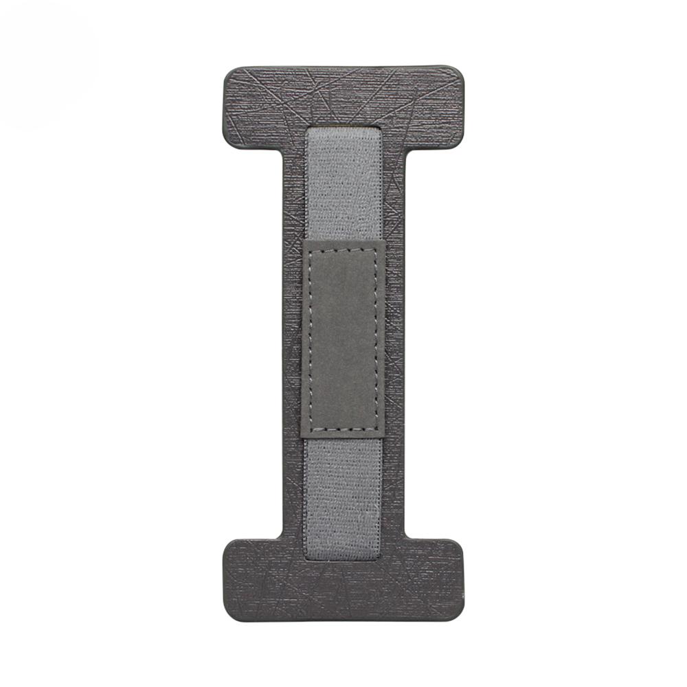 Tablet-Handgriff-Gurthalter, universeller Anti-Rutsch-Finger-Sling-Band-Griffständer-Aufkleber für 6-10,5 Zoll Kindle Tablet PC grau