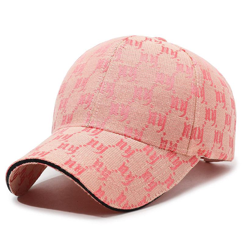 Cap Vier Jahreszeiten Baseball Cap Damen Cap Sport Outdoor Sonnenhut rosa