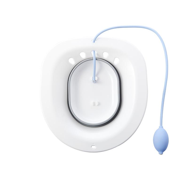 Bequemer Faltbarer Toilettensitz Schwangere Frauen Hämorrhoiden Wanne Bad Bidet Spülung Spezielles Waschbecken Reinigung Einweichen Badewanne