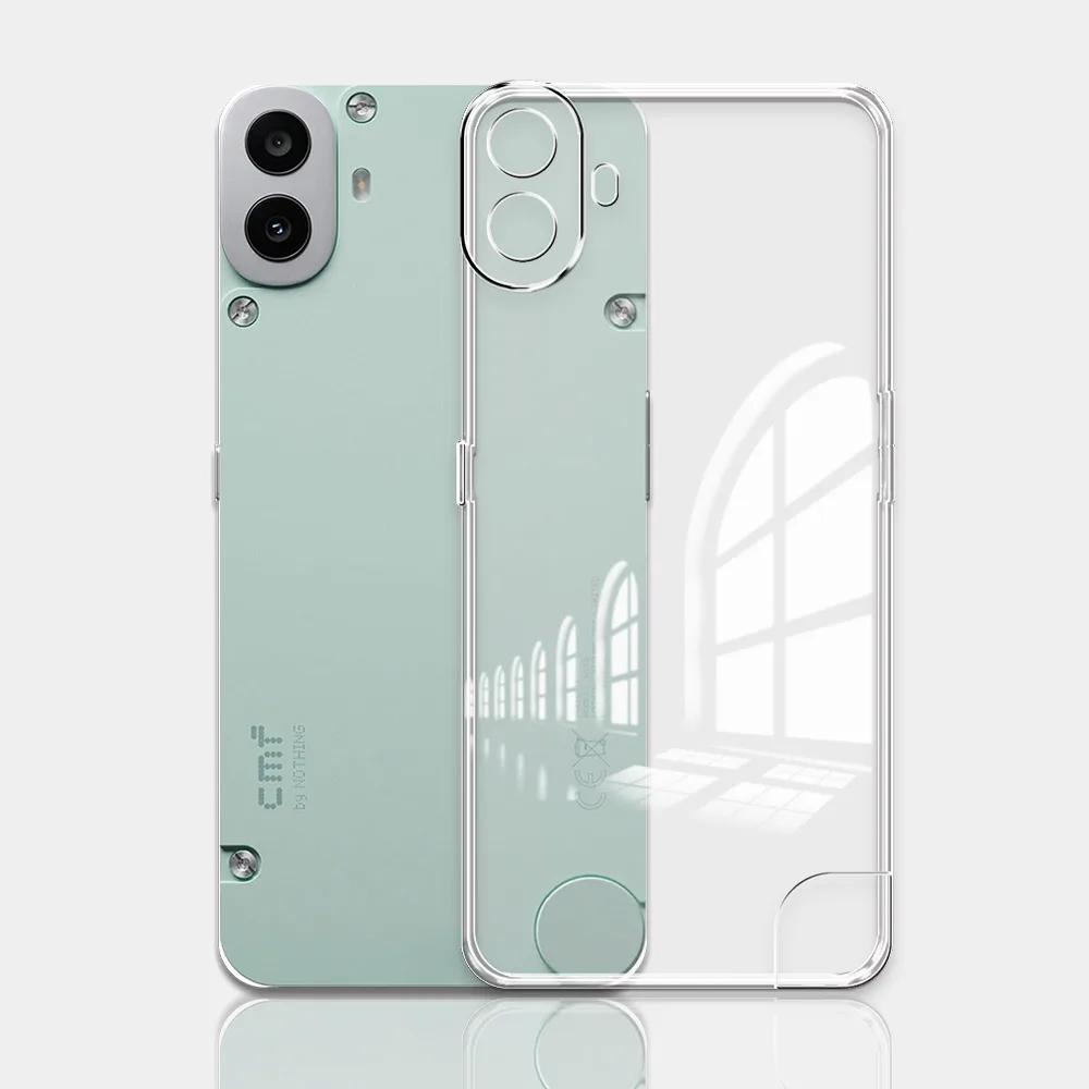 Für Nothing CMF Phone 1 Hülle Mode Klar Weiche Silikon Handyhülle Für Nothing CMF Phone1 Klar Stoßfest Schützen Rückseite Nothing CMF Phone 1 reinfarbig
