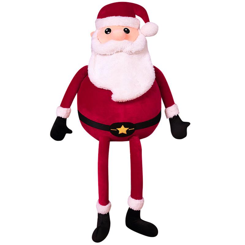 100cm Plüsch Lange Beine Weihnachtsmann Stofftier Kissen Weihnachtsdekoration Kindergeburtstag Weihnachten Geschenk Aktivität Geschenk Stofftier Für 60cm white