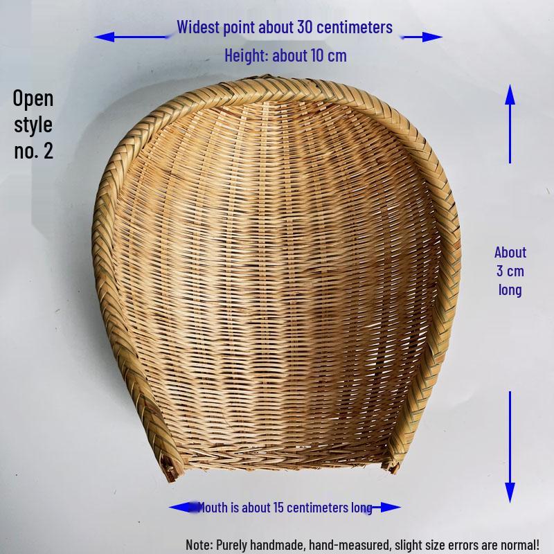 Küchenkorb aus Bambus zum Waschen und Trocknen von Gemüse und Reis wäscht 6 jin reis/offener typ nr. 2 33cm