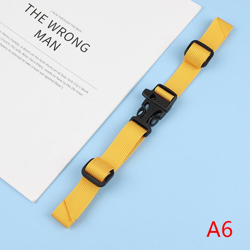 Rutschfester Rucksack-Brusttaschengurt, verstellbarer Schultergurt für Tasche, Outdoor-Camping-Taschen, Riemen, Rucksack-Zubehör gelb