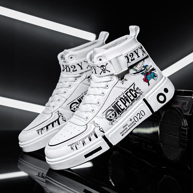 Eltern-Kind-Schuhe, Turnschuhe, Anime-Graffiti-Skateboard-Schuhe, Freizeitschuhe, Eltern-Kind-Schuhe, 31–44 37