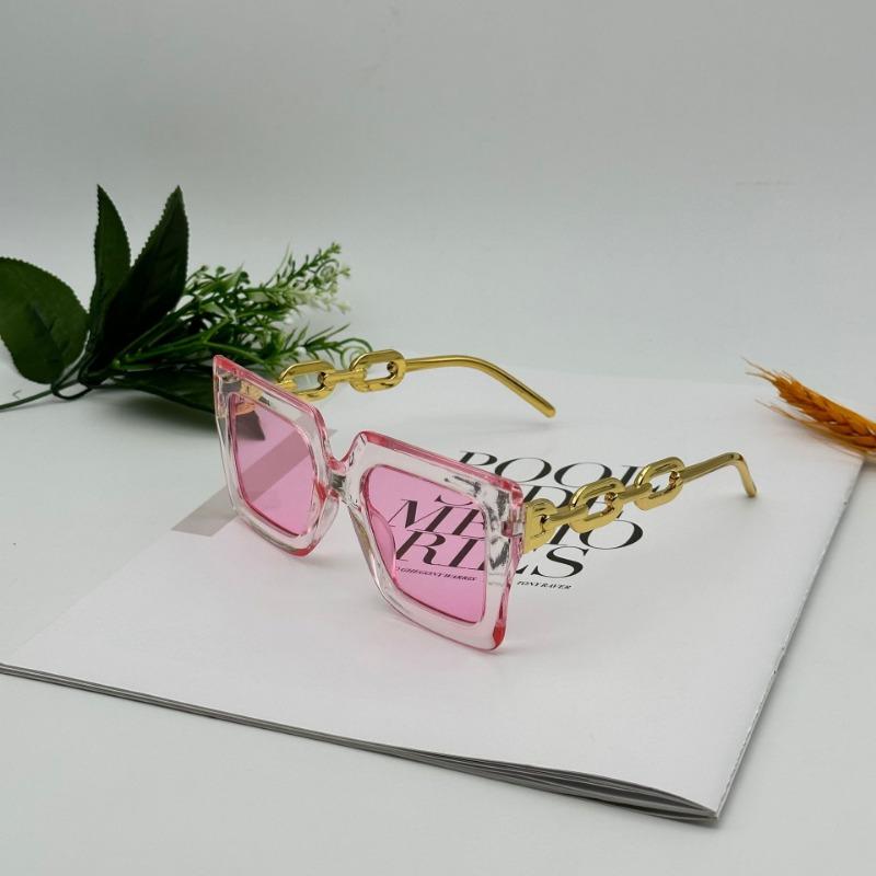Übergroße quadratische Sonnenbrille für Damen, modische Retro-Sonnenbrille für den Strand, große Luxus-Sonnenbrille mit UV400-Schutz rosa