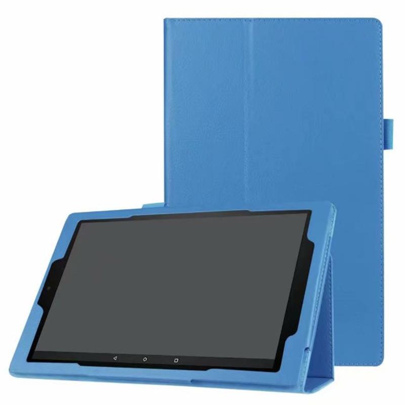 Fall Für Amazon Fire Tablet Abdeckung Für Fire HD7 HD 7 HD8 HD 8 Plus 2017 2018 2020 Falten Flip stehen Fall Fundas HD8 / HD8 plus 8' hellblaue