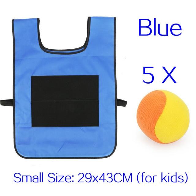 Kinder Outdoor-Sport Spiel Requisiten Weste Klebrige Jersey Weste Spiel Weste Weste Mit Klebrigen Ball Werfen Spielzeug Für Kinder Sport spielzeug