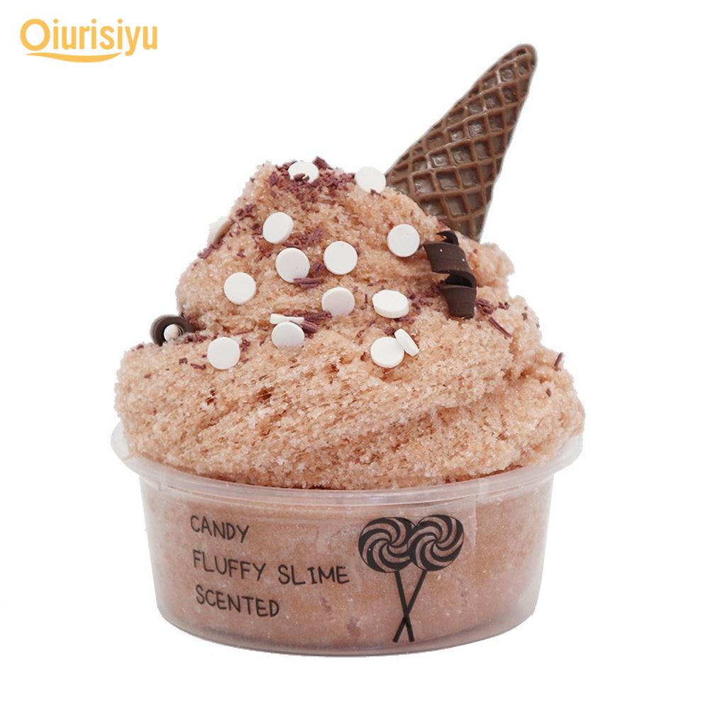 60 ml süßes Süßigkeiten-Eis-Schleimspielzeug für Erwachsene und Kinder kaffeebraun