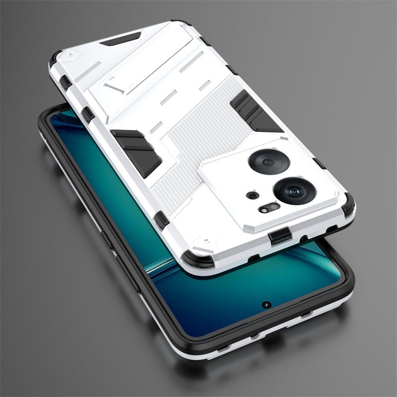 Für Xiaomi 13T Pro Hülle Xiaomi 11T 12T 13T Pro 5G Hülle Funda Stoßfeste Armor PC Silikon Schutz Rückseite Xiaomi 13T Pro For Xiaomi 11T weiß