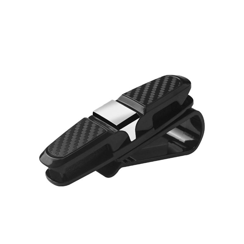 Auto-Brillenetui-Halter, Auto-Sonnenblende, Brillenhalter, Sonnenbrillen-Clip, Kartenhalter, Brillen-Sonnenbrillen-Halter, Auto-Innenzubehör