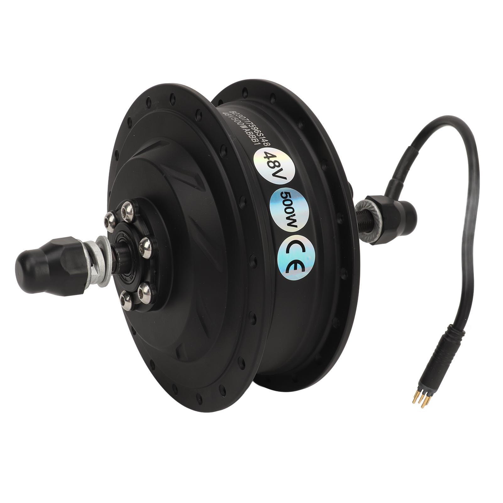 48V 500W Electirc Fahrrad Getriebe Hub Motor Bürstenlosen Hinten Stick Wasserdichte Metall Elektrische Fahrrad Hub
