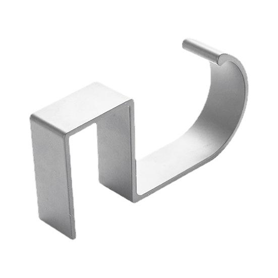 Haken für Schultaschen, tragbar, stabil, hohe Tragkraft, rutschfest, keine Verformung, Haken zum Aufhängen an Tisch und Tür, Geldbörse, Kopfhörerhalter, Organizer weiß